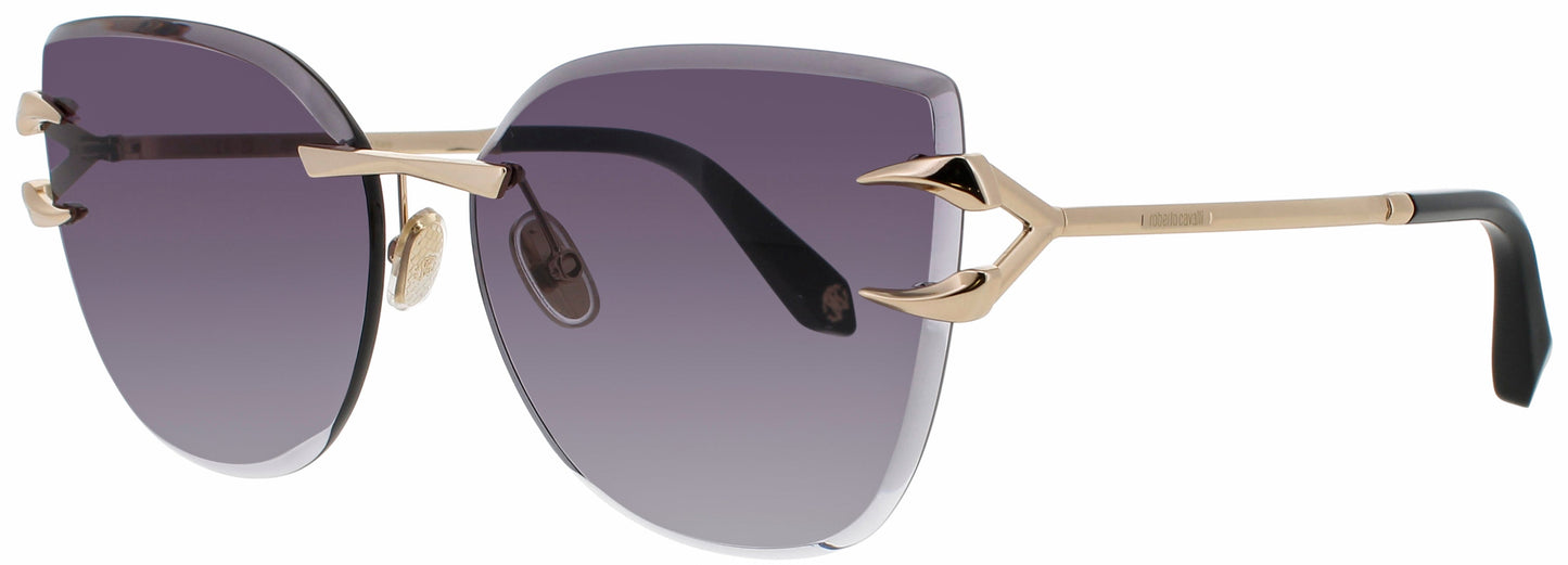 Roberto Cavalli SRC043 Frame ROSE GOLD Lens SMOKE