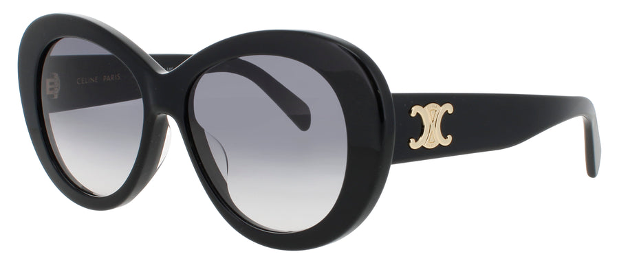 CELINE CL40317U Frame SHINY BLACK Lens SMOKE GRADIENT