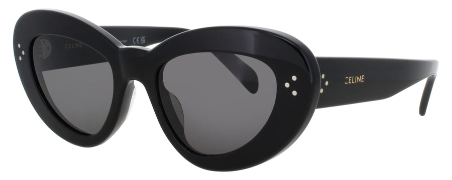 CELINE CL40320U Frame SHINY BLACK Lens SMOKE