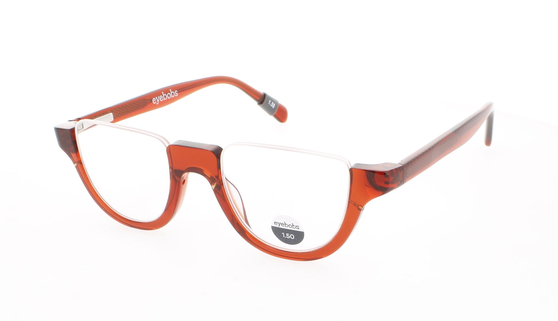 EYEBOBS DEEP LEE Frame GARNET RED CRYSTAL Lens DEMO
