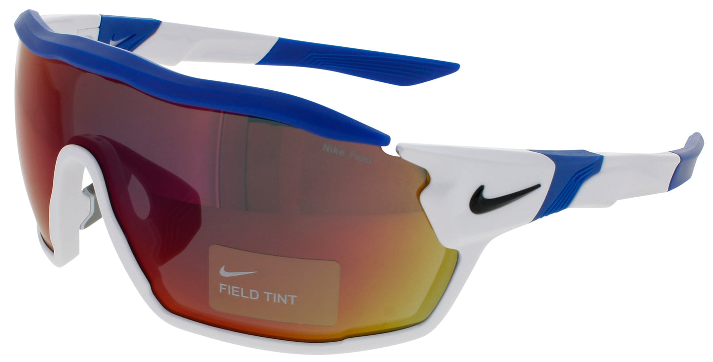 NIKE SHOW X RUSH TEAM FD1887 Frame WHITE/GAME ROYAL Lens FIELD TINT