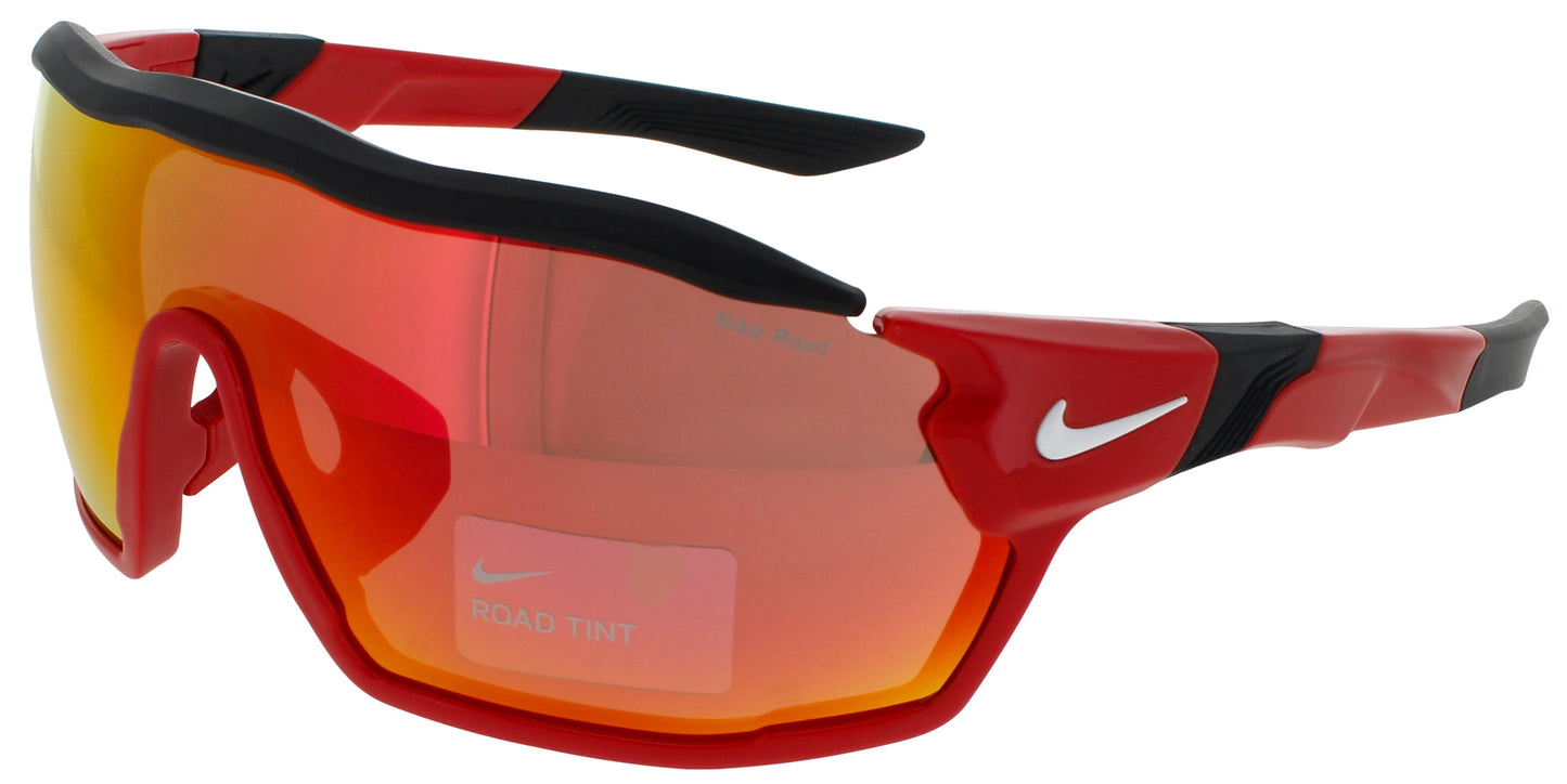 NIKE SHOW X RUSH TEAM FD1887 Frame UNIVERSITY RED Lens RED MIRROR