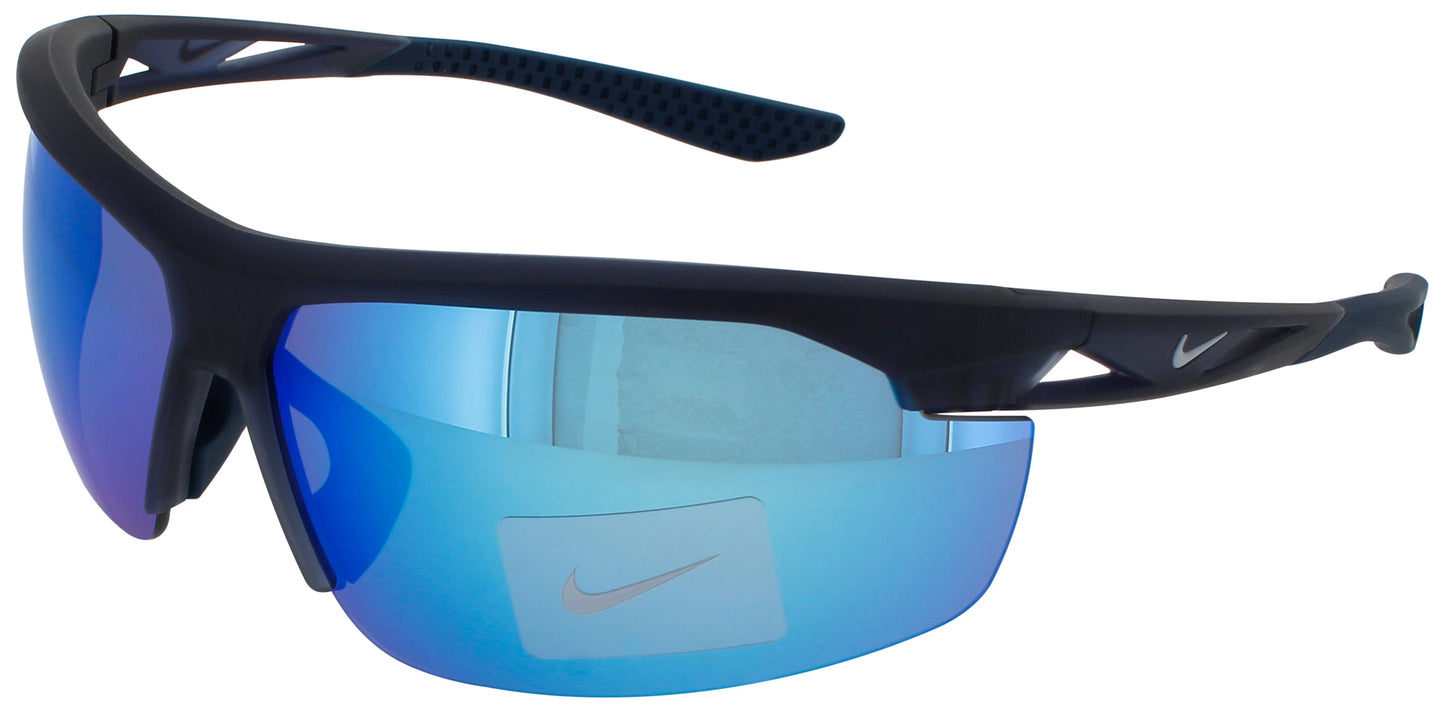 NIKE WINDTRACK M FV2398 Frame MATTE OBSIDIAN Lens BLUE MIRROR