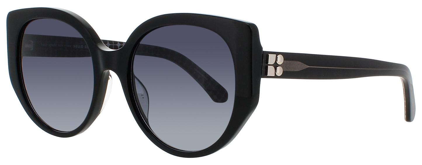 KATE SPADE SERAPHINA/G/S Frame BLACK Lens GREY