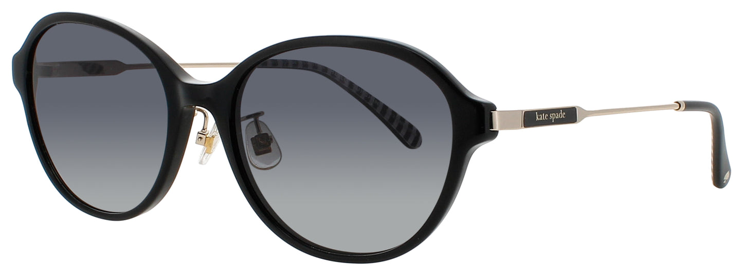 KATE SPADE VONNIE/F/S Frame BLACK Lens GRADIENT DARK GREY