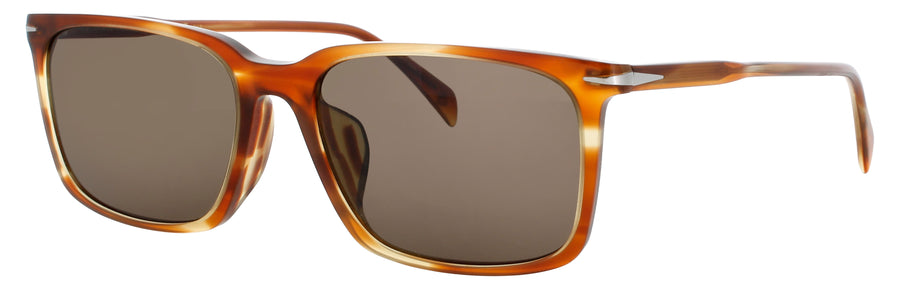 DAVID BECKHAM DB 1163/F/S Frame BROWN HORN Lens BROWN TINT