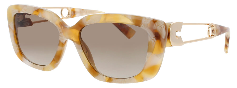 MOSCHINO MOS168/S Frame HAVANA / WHTE Lens BROWN GRADIENT