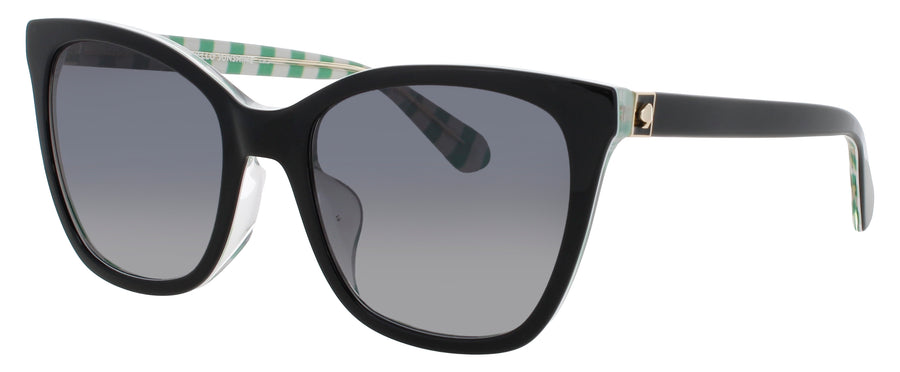 KATE SPADE DESI/F/S/US Frame BLACK Lens GREY GRADIENT