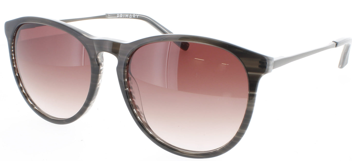 PRIMARY PRS09 Frame BLACK/HORN Lens Brown Gradient
