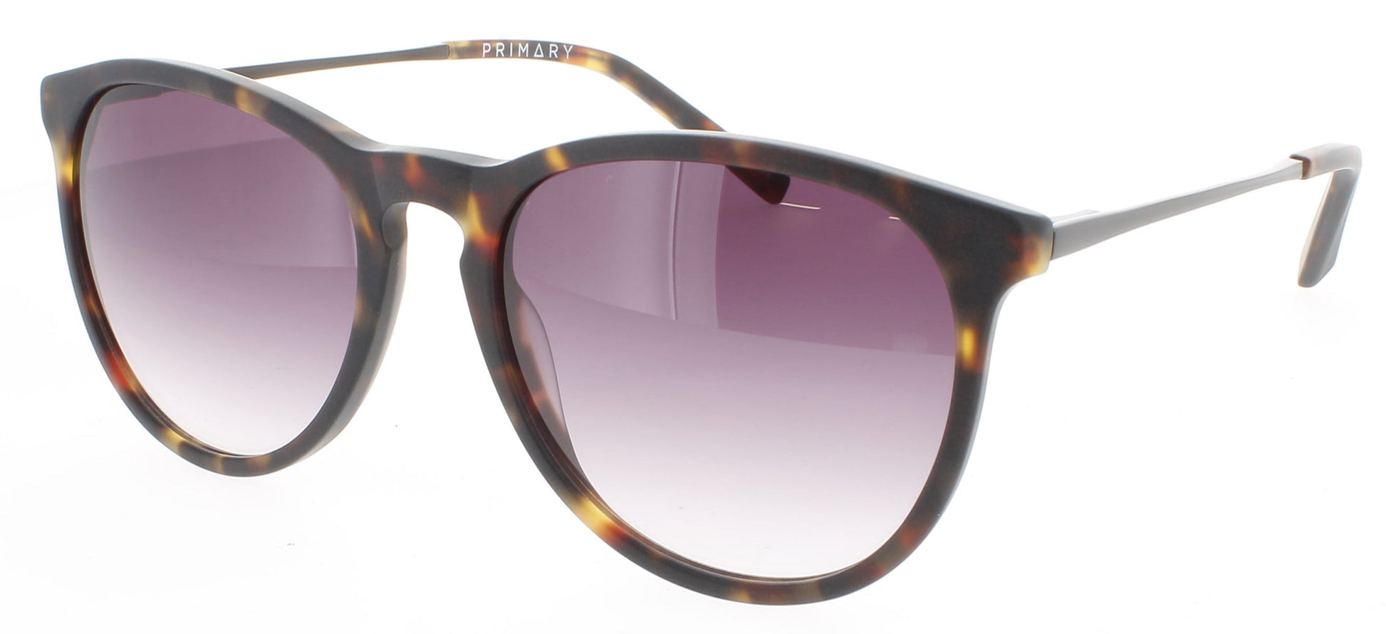 PRIMARY PRS09 Frame MATTE TORTOISE Lens Purple Gradient