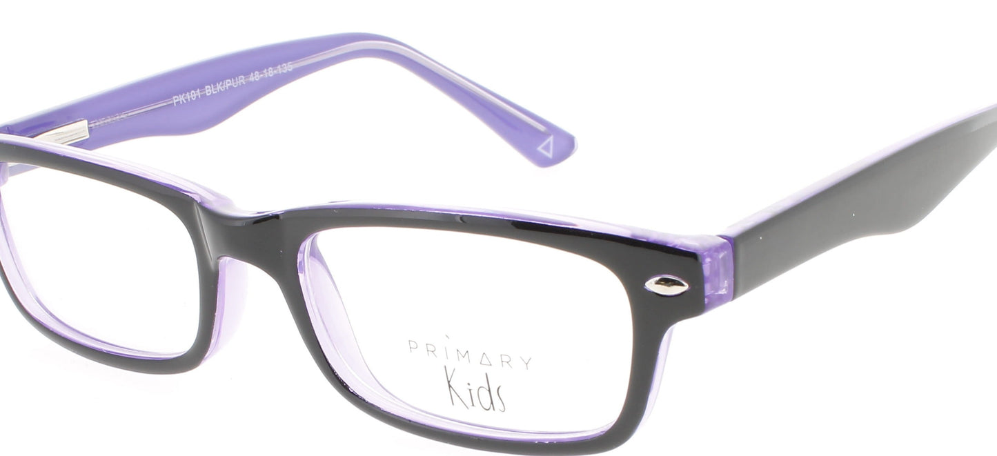 PRIMARY Pk101 Frame Black/Purple Lens DEMO