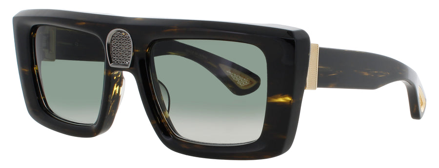 BUGATTI 02 Frame DARK TORTOISE Lens GREEN GRADIENT