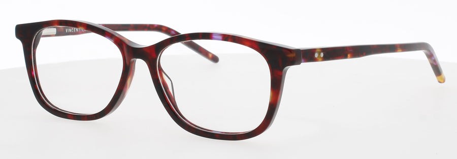 VINCENT CHASE E11801 Frame RED HAVANA Lens DEMO