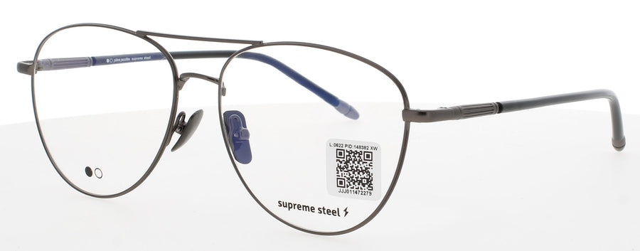JOHN JACOBS JJE11686XL Frame MATTE GUNMETAL Lens DEMO