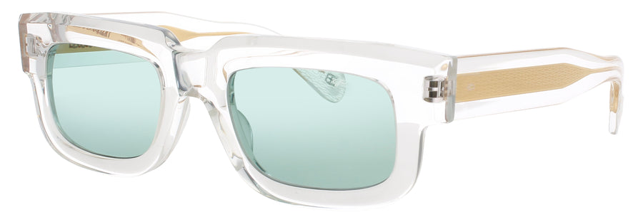 BUGATTI 69 Frame CRYSTAL/24K Lens GREEN TINT