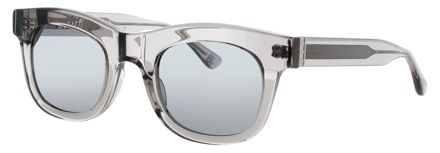 BUGATTI 70 Frame CRYSTAL GREY/STERLING SILVER Lens BLUE TINT