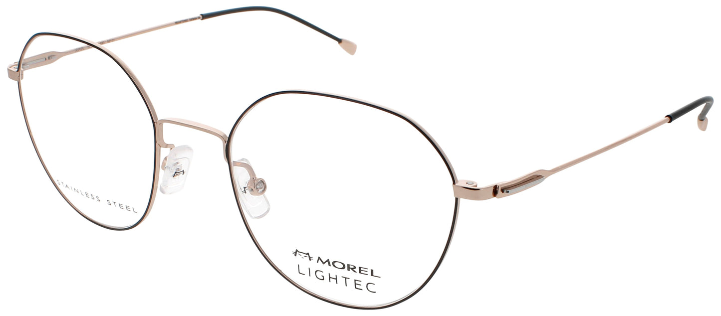 LIGHTEC-MOREL OMICRON 32 Frame ROSE GOLD/BLACK Lens DEMO