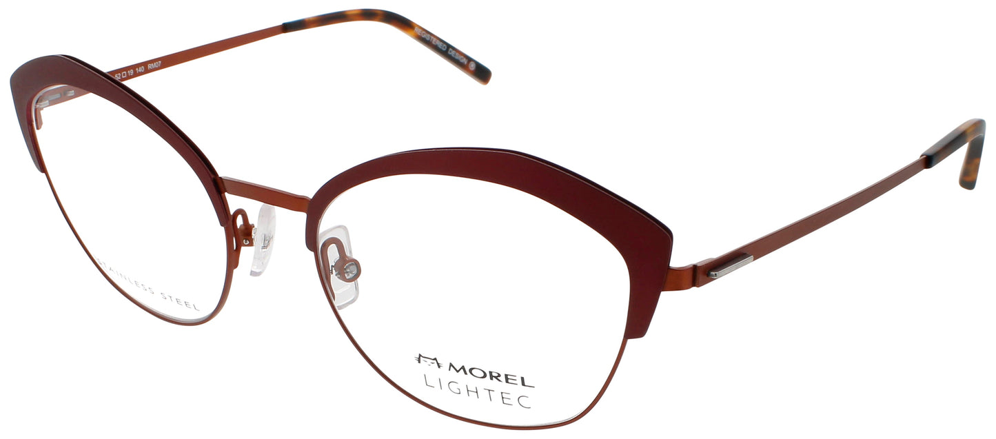 LIGHTEC-MOREL OMICRON 36 Frame DARK RED Lens DEMO
