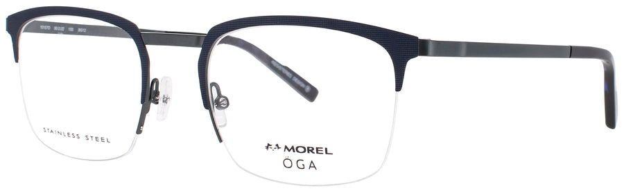 OGA-MOREL 10157O Frame MATTE BLUE/GUNMETAL Lens DEMO
