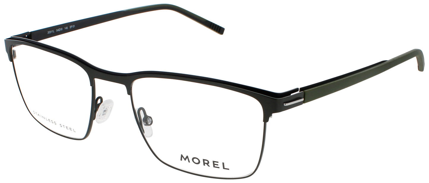 LIGHTEC-MOREL OMICRON 62 US Frame BLACK/GREEN Lens DEMO