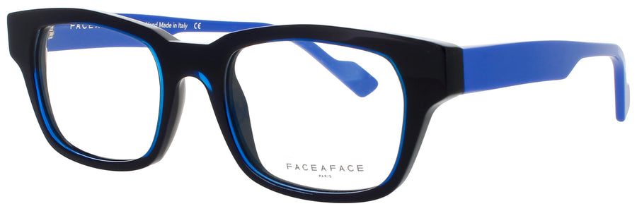 FACE A FACE FRANK 1 Frame BLUE TRANSPARENT TO BLACK Lens DEMO