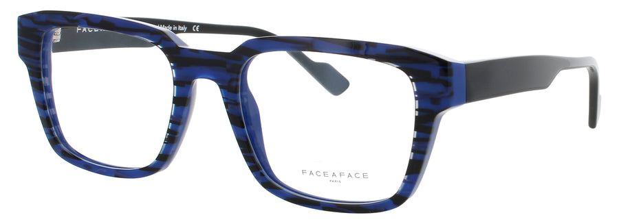 FACE A FACE FRANK 2 Frame LINES AND LIGHT BLUE / KING BLUE Lens DEMO