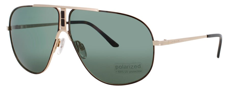 JAGUAR JG37502 Frame SHINY GOLD Lens DARK GREEN