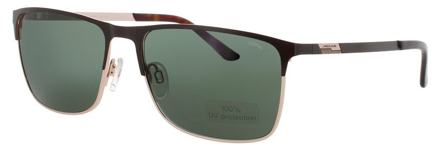 JAGUAR JG37368 Frame SHINY GOLD Lens DARK GREEN