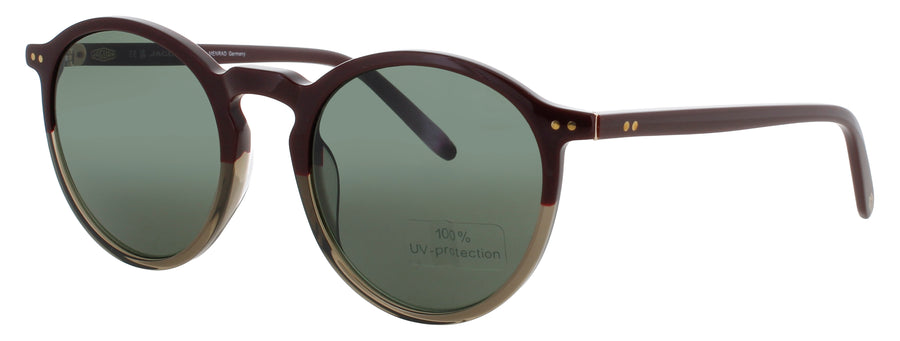 JAGUAR JG37282 Frame MATTE RED Lens DARK GREEN