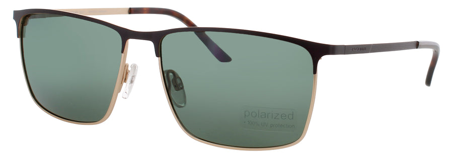 JAGUAR JG37370 Frame MATTE RED Lens DARK GREEN POLARIZED