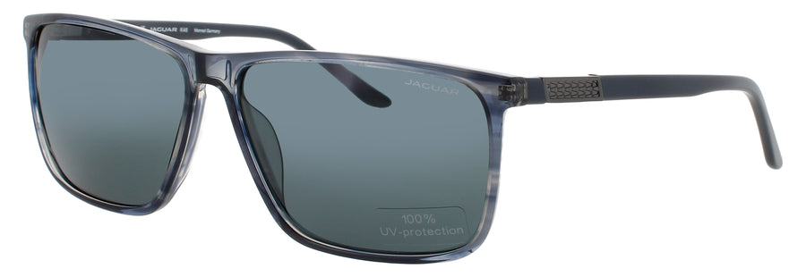 JAGUAR JG37123 Frame MATTE BLUE Lens DARK SMOKE