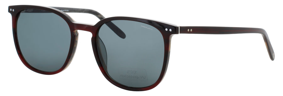JAGUAR JG37284 Frame MATTE RED Lens DARK SMOKE
