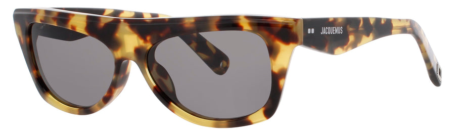 JACQUEMUS JAC58 Frame WHITE/GOLD Lens GREY TINT