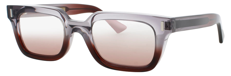 CUTLER AND GROSS CGSN-1306 Frame REVERSE GRAD SHERRY Lens BLUSH FLASH GRADIENT