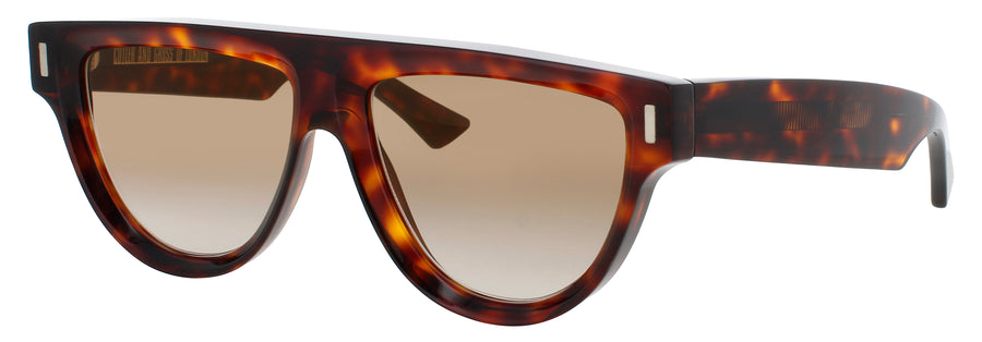 CUTLER AND GROSS CGSN-1342 Frame DARK TURTLE Lens BROWN GRADIENT
