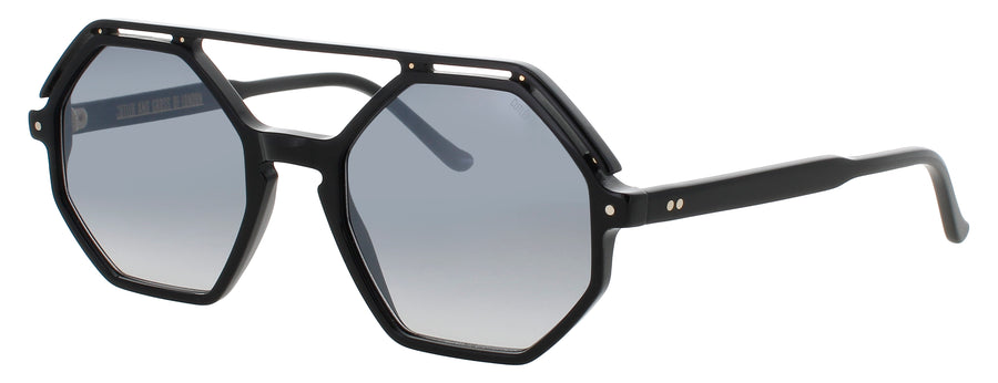 CUTLER AND GROSS CGSN-1371 Frame BLACK Lens SMOKE GRADIENT
