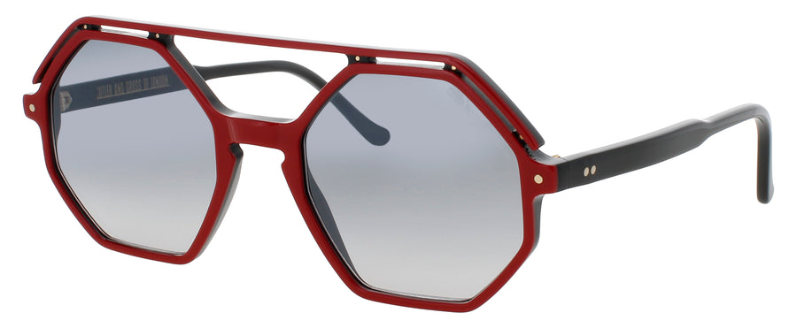 CUTLER AND GROSS CGSN-1371 Frame RED Lens SMOKE GRADIENT