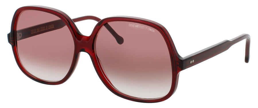 CUTLER AND GROSS CGSN-0811 Frame BORDEAUX RED Lens RED GRADIENT
