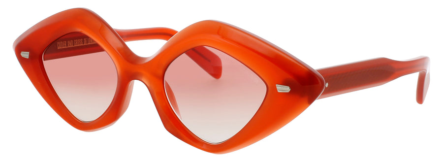 CUTLER AND GROSS CGSN-9126 Frame TOMATO Lens ORANGE GRADIENT