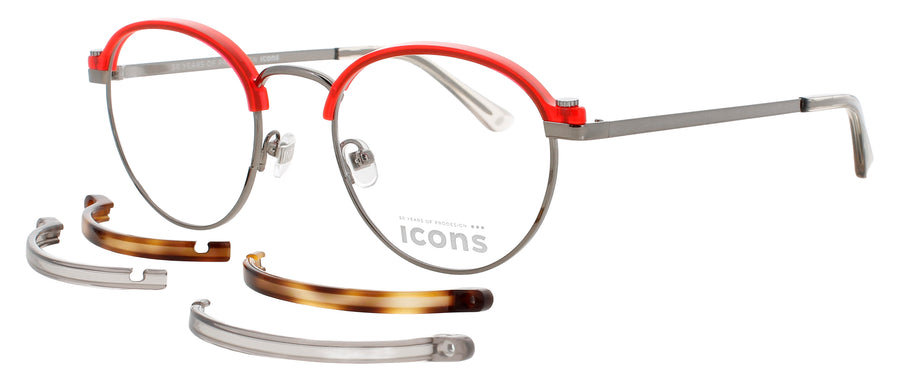 PRODESIGN SWITCH-1 Frame SHINY ANTHRACITE Lens DEMO