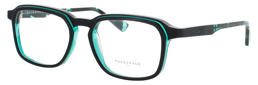 FACE A FACE CLOUD 2 Frame BLACK / TRANSPARENT GREEN Lens DEMO