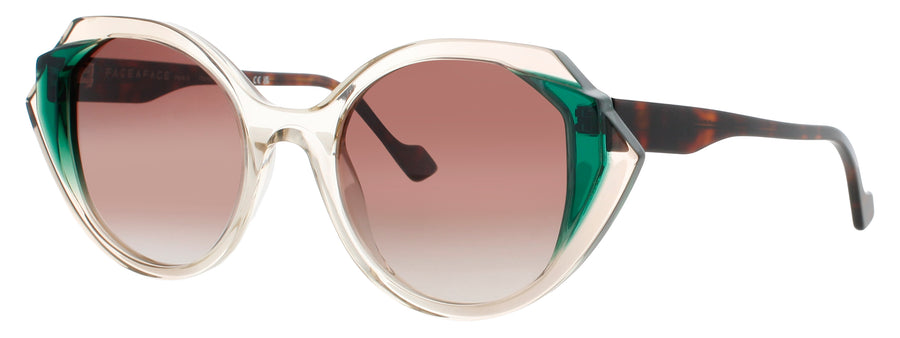 FACE A FACE STELLA 2 Frame VERTICAL LILAC GRADIENT Lens GRADIENT LIGHT BROWN