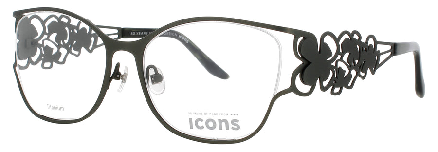 PRODESIGN IRIS-2 Frame MATTE GREY Lens DEMO