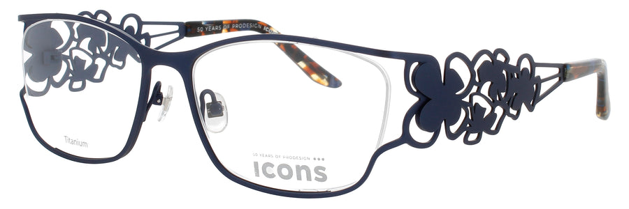 PRODESIGN IRIS-3 Frame MATTE BLUE Lens DEMO