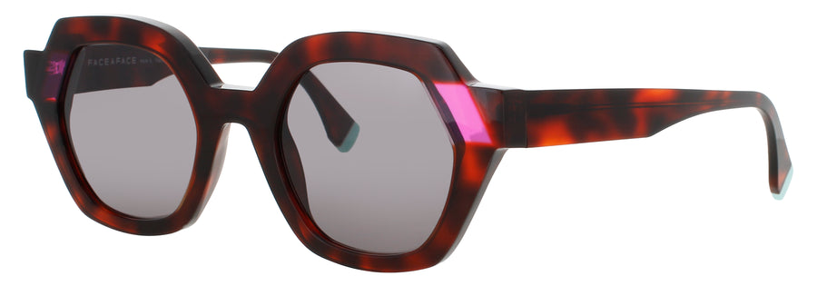 FACE A FACE ZAIKU 2 Frame ORANGE TORTOISE Lens DARK SMOKE