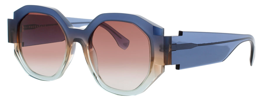 FACE A FACE NOTCHI 2 Frame BLUE BROWN SKY GRADIENT Lens GRADIENT LIGHT BROWN