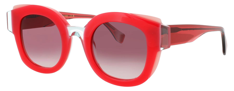 FACE A FACE LAYER 1 Frame FLUORESCENT RED Lens GRADIENT LIGHT ROSE