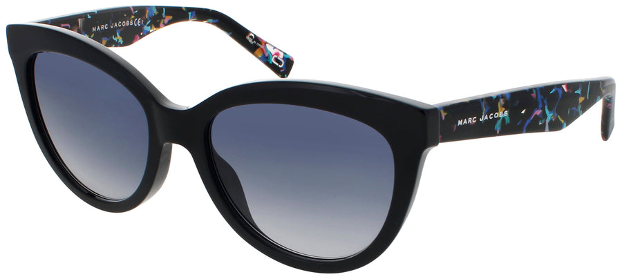 MARC JACOBS MARC 310/S Frame BLACK MULTICOLOR Lens DARK BLUE GRADIENT