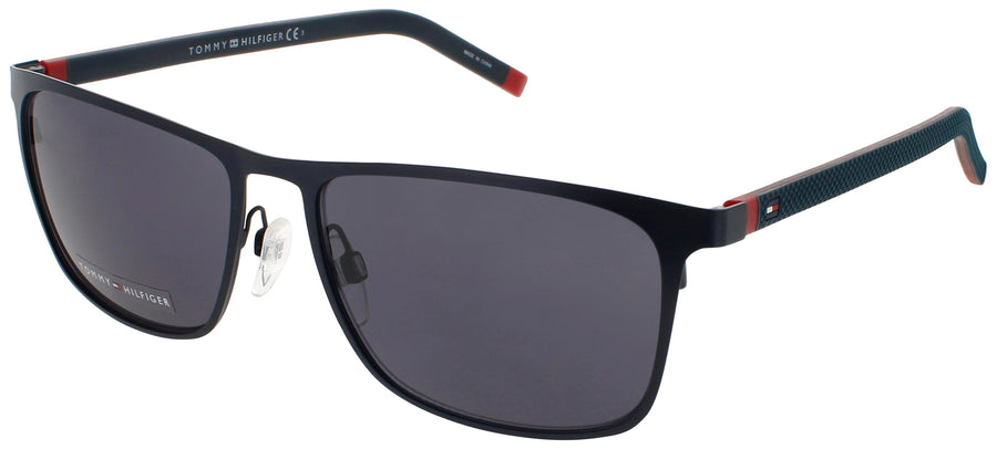 TOMMY HILFIGER TH 1716/S Frame MATTE BLUE RED Lens GREY