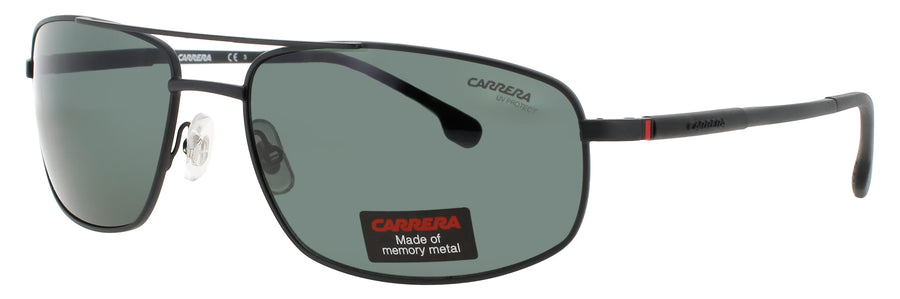 CARRERA 8036/S Frame MATTE BLACK Lens GREEN TINT